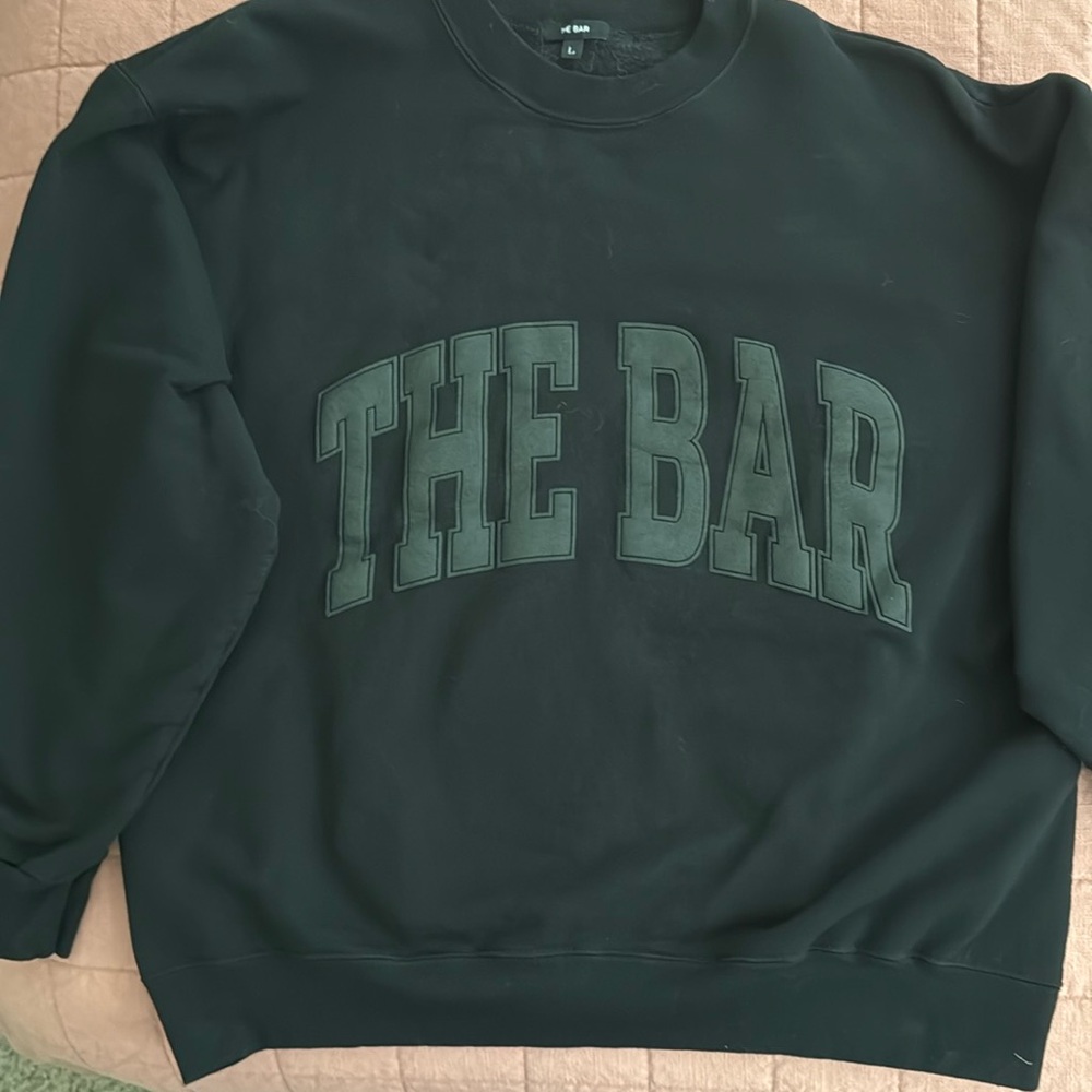 THE BAR Oversize Sweatshirt Black Size L